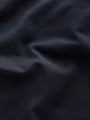 Navy Blue Elasticated Waist Slim Stretch Chino Trousers - Image 11 of 11