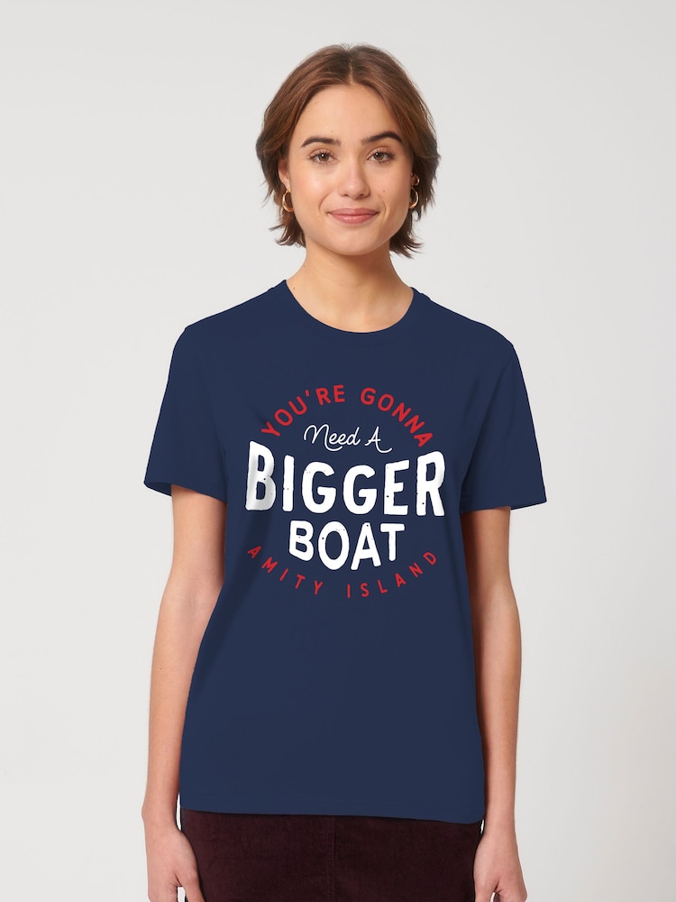 All + Every Blue Jaws You Are Gonna Need A Bigger Boat Amity Island T-Shirt - Image 1 of 4
