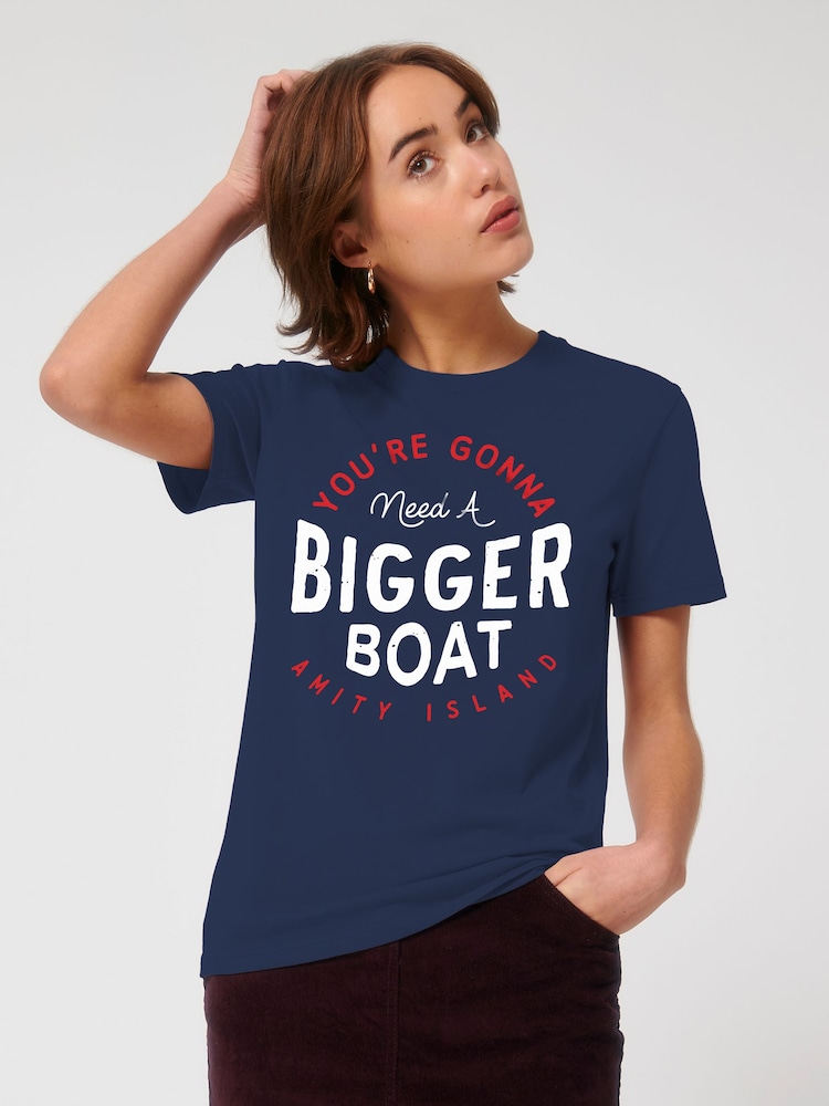 All + Every Blue Jaws You Are Gonna Need A Bigger Boat Amity Island T-Shirt - Image 2 of 4