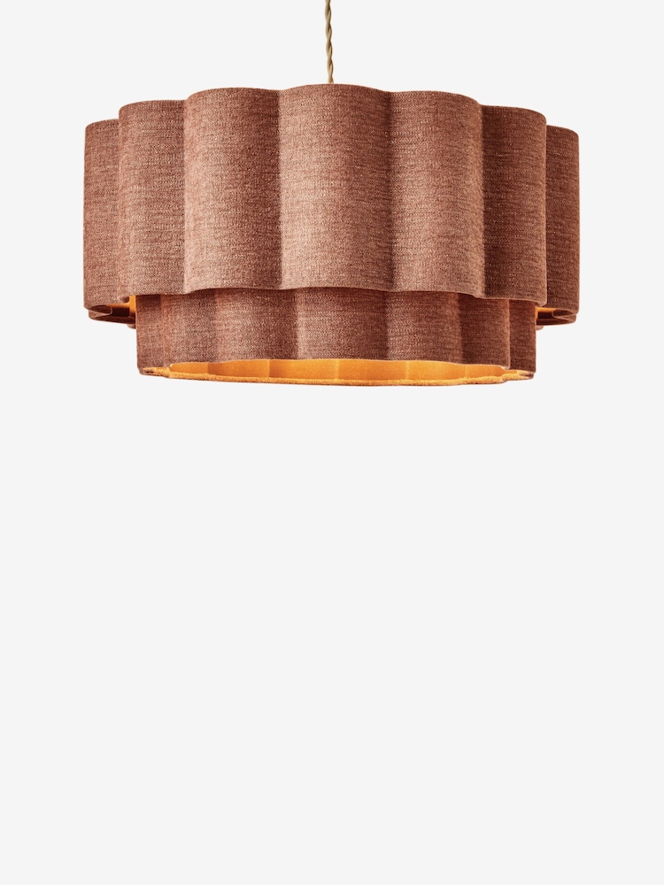 Rust Brown Larson Large Easy Fit Ceiling Light - Image 1 of 1 Rust Brown Larson Large Easy Fit Ceiling Light - Image 1 of 1