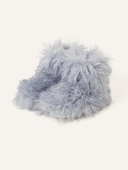 Accessorize Blue Yeti Slipper Boots - Image 2 of 3