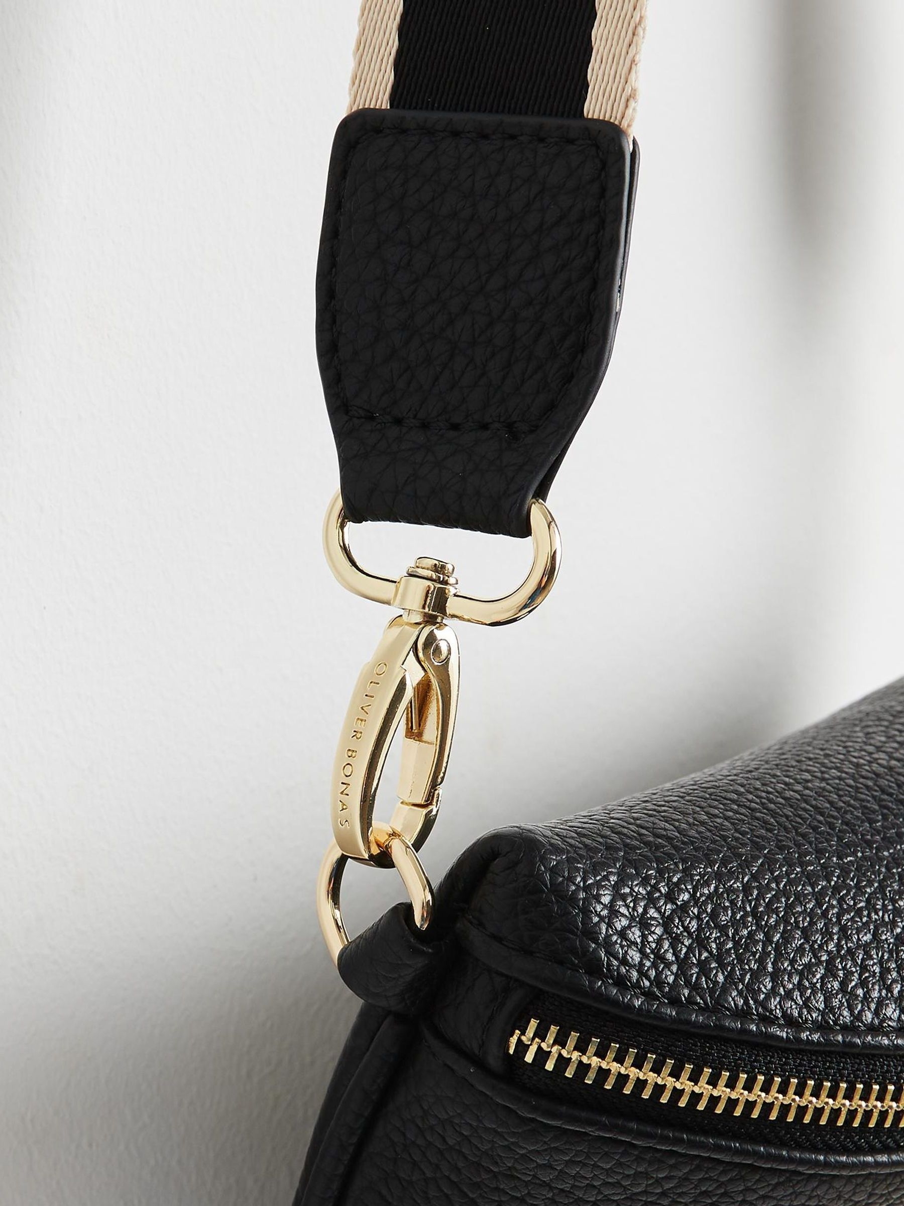 Buy Oliver Bonas Black Metallic Strap Belt Bag from Next USA