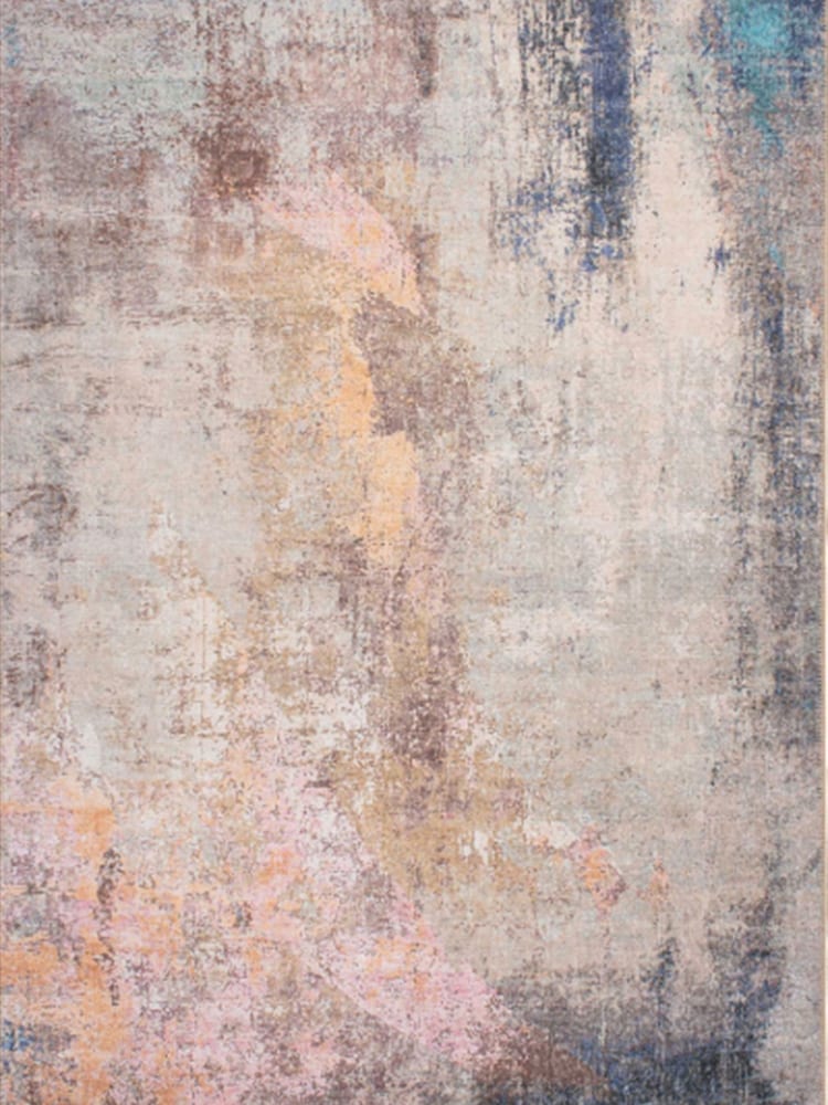 kukoon Multi Washable Carrie Flatwoven Distressed Modern Area Rug - Image 6 of 6 kukoon Multi Washable Carrie Flatwoven Distressed Modern Area Rug - Image 6 of 6