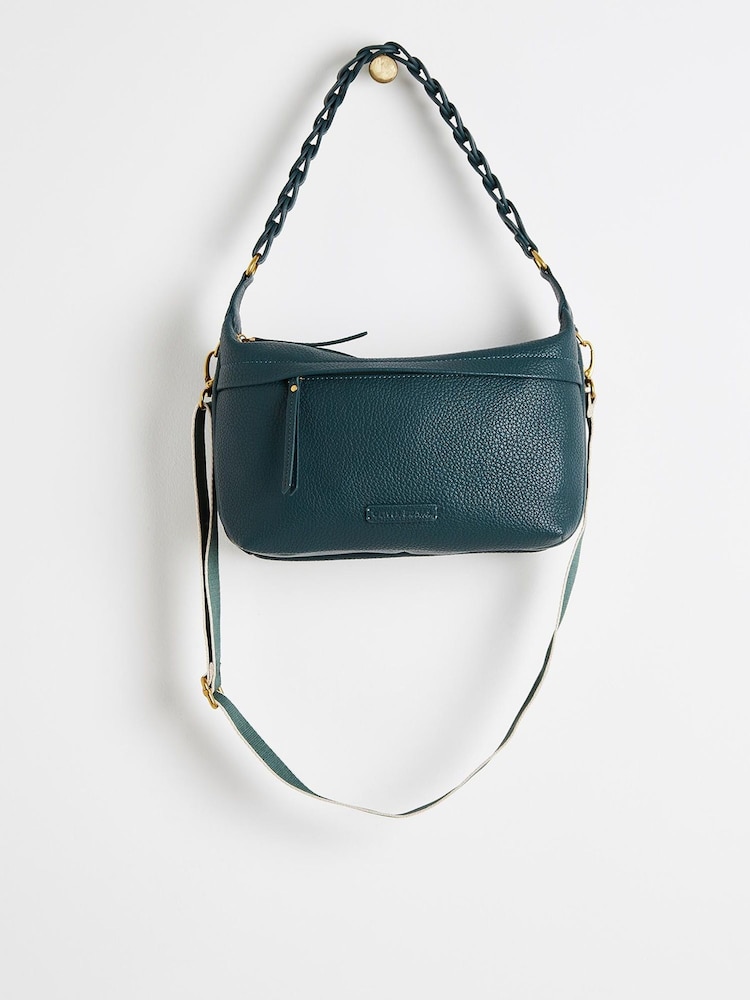 Oliver Bonas Green Murphy Slouch Tote Bag - Image 2 of 7