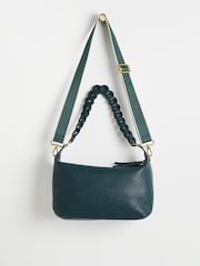 Oliver Bonas Green Murphy Slouch Tote Bag - Image 3 of 7