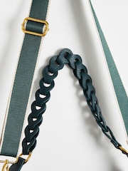 Oliver Bonas Green Murphy Slouch Tote Bag - Image 5 of 7