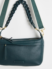 Oliver Bonas Green Murphy Slouch Tote Bag - Image 6 of 7