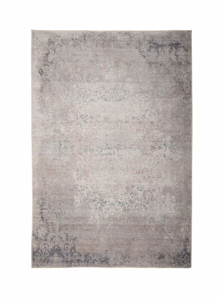 kukoon Beige Washable Fleur Flatwoven Renaissance Distressed Rug - Image 6 of 6
