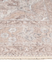 kukoon Beige Washable Zoe Flatwoven Traditional Vintage Style Rug - Image 2 of 6