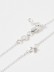 Oliver Bonas Silver Plated Haru Engraved Star Charm Bracelet - Image 4 of 5