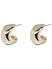 Oliver Bonas Gold Tone Orlaith Smooth Mini Hoop Earrings - Image 1 of 6