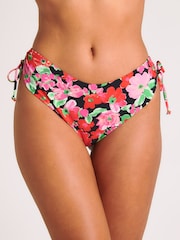 Boux Avenue Red Ibiza Eyelet Bikini Bottoms - Image 1 of 4