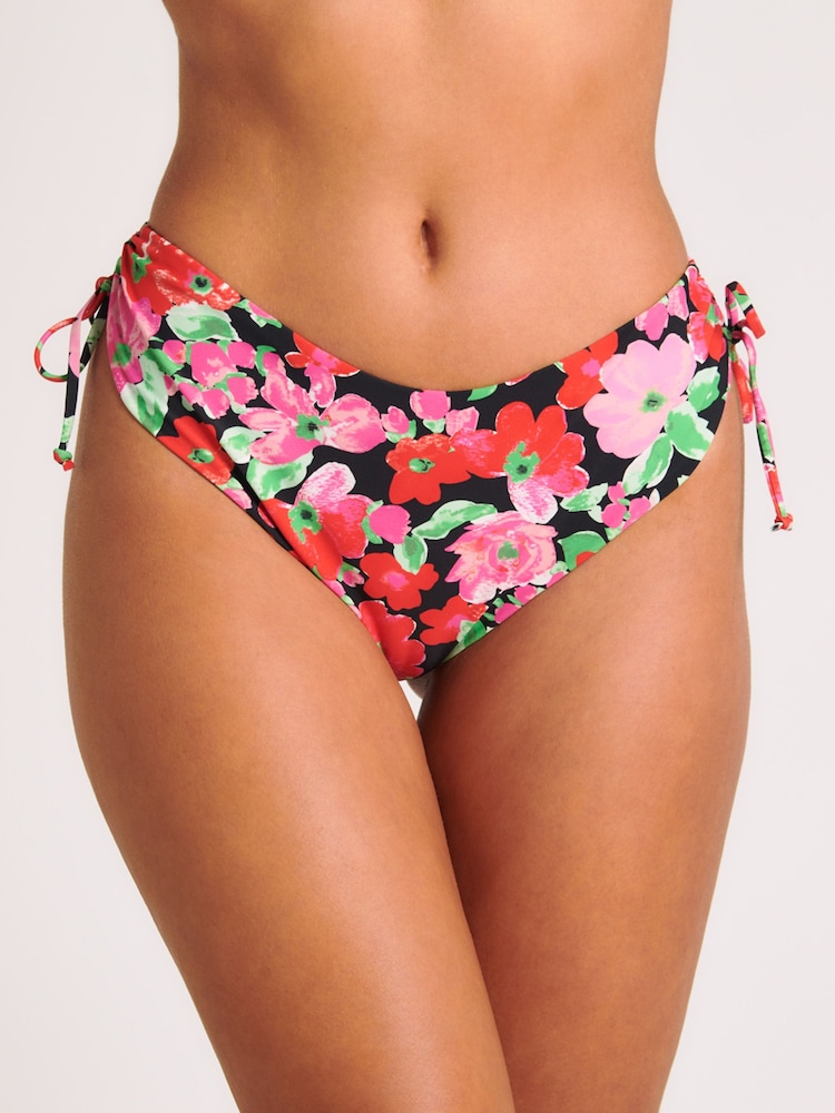 Boux Avenue Red Ibiza Eyelet Bikini Bottoms - Image 1 of 4