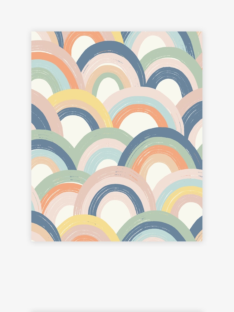 Multi Abstract Rainbow Wallpaper - Image 2 of 5