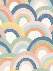Multi Abstract Rainbow Wallpaper - Image 4 of 5