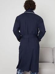 Threadbare Navy Virgo Dressing Gown - Image 2 of 4