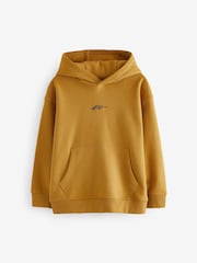 Ochre Yellow Plain Jersey Hoodie (3-16yrs) - Image 1 of 5