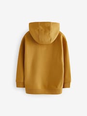 Ochre Yellow Plain Jersey Hoodie (3-16yrs) - Image 2 of 5