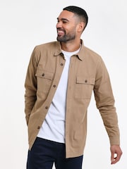Threadbare Stone Lightweight Jacket - Image 1 of 4