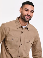 Threadbare Stone Lightweight Jacket - Image 3 of 4