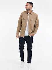 Threadbare Stone Lightweight Jacket - Image 4 of 4