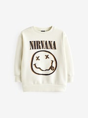 Ecru Cream Nirvana Crew Neck Sweatshirt (3mths-8yrs) - Image 1 of 3