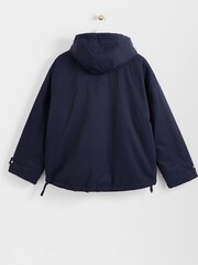 Oliver Bonas Kurzer Parka-Mantel mit Kapuze aus Kunstfell und Animal-Print - Bild 9 von 16