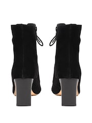 Jones Bootmaker Lorah Leather Lace-Up Black Boots - Image 4 of 6