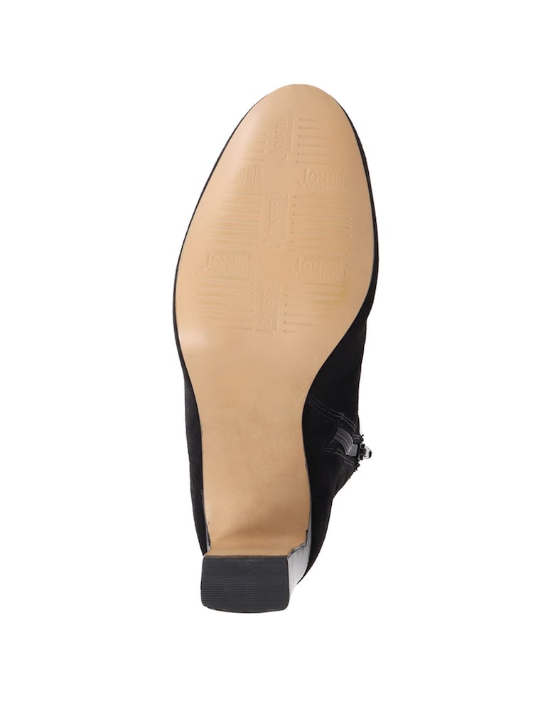 Jones Bootmaker Lorah Leather Lace-Up Black Boots - Image 6 of 6