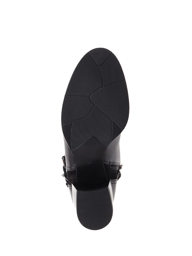 Jones Bootmaker Sarina Heeled Black Ankle Boots - Image 5 of 5