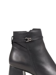 Jones Bootmaker Monika Heeled Black Ankle Boots - Image 2 of 6