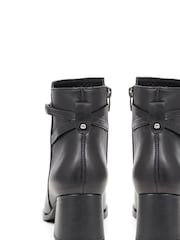 Jones Bootmaker Monika Heeled Black Ankle Boots - Image 5 of 6