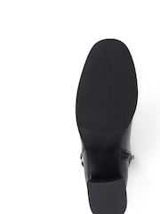 Jones Bootmaker Monika Heeled Black Ankle Boots - Image 6 of 6