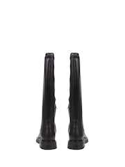 Jones Bootmaker Lauretta Leather Knee Black High Boots - Image 5 of 5
