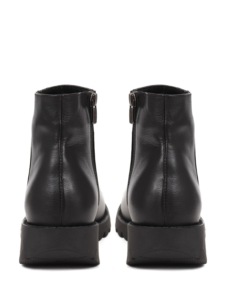 Jones Bootmaker Maraine Leather Wedges Ankle Boots - Slika 5 iz 5 Jones Bootmaker Maraine Leather Wedges Ankle Boots - Slika 5 iz 5