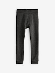 Black/Charcoal Thermal Leggings 2 Pack (2-16yrs) - Image 3 of 5
