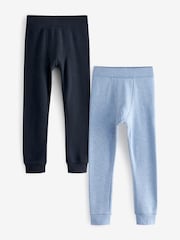 Blue/Navy Thermal Leggings 2 Pack (2-16yrs) - Image 1 of 5