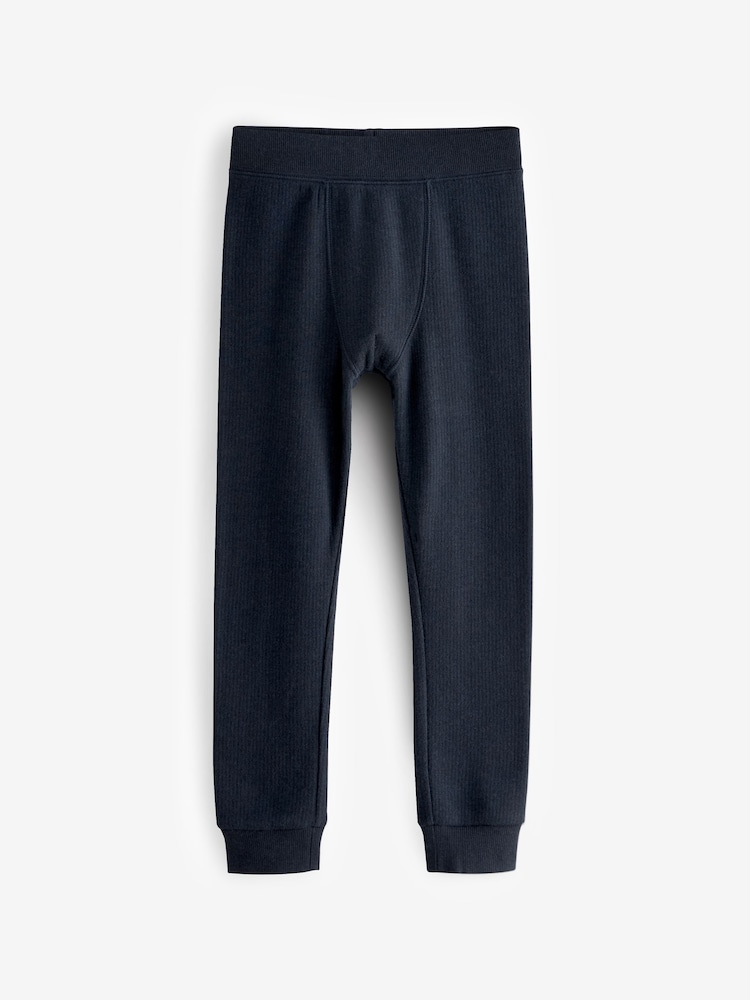 Blue/Navy Thermal Leggings 2 Pack (2-16yrs) - Image 2 of 5