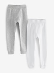 Grey/White Thermal Leggings 2 Pack (2-16yrs) - Image 1 of 5