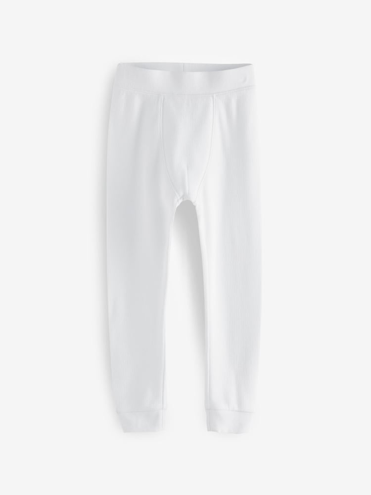Grey/White Thermal Leggings 2 Pack (2-16yrs) - Image 2 of 5