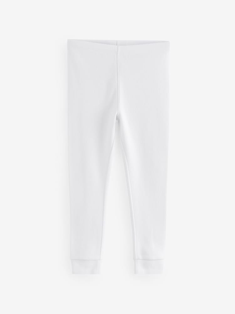 Pink/White Thermal Leggings 2 Pack (2-16yrs) - Image 2 of 5