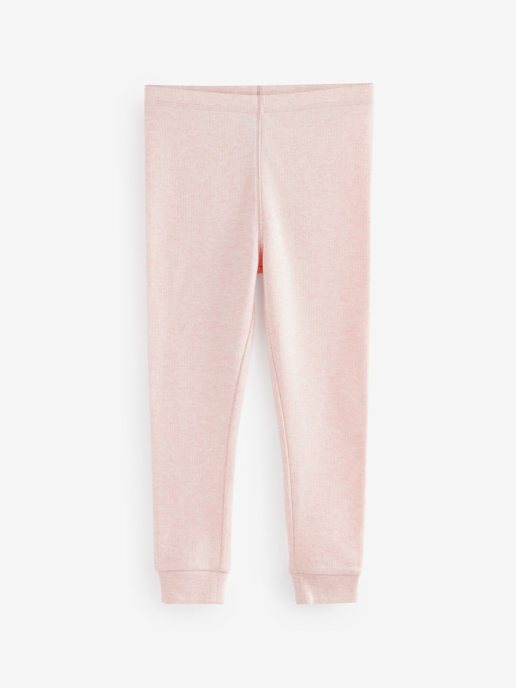 Pink/White Thermal Leggings 2 Pack (2-16yrs) - Image 3 of 5