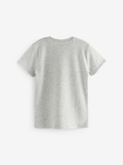 Grey/White Thermal Short Sleeve T-Shirts 2 Pack (2-16yrs) - Image 3 of 5
