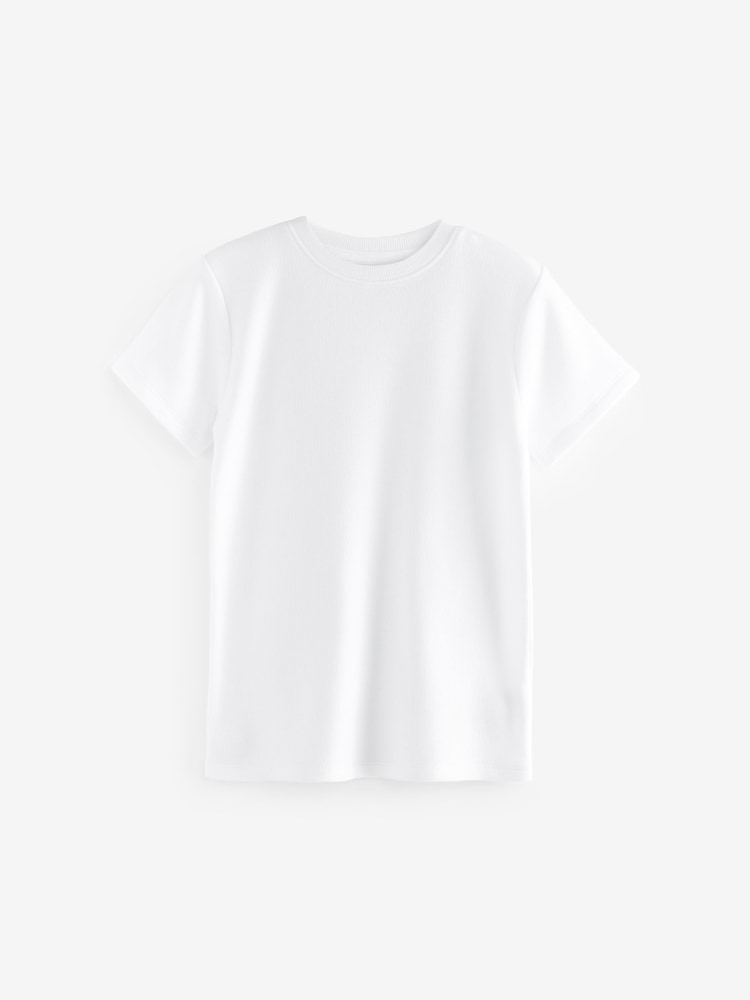 Grijs/wit - Set van 2 thermische T-shirts met korte mouwen (2-16jr) - Image 4 of 5