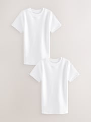 White Thermal Short Sleeve T-Shirts 2 Pack (2-16yrs) - Image 1 of 4