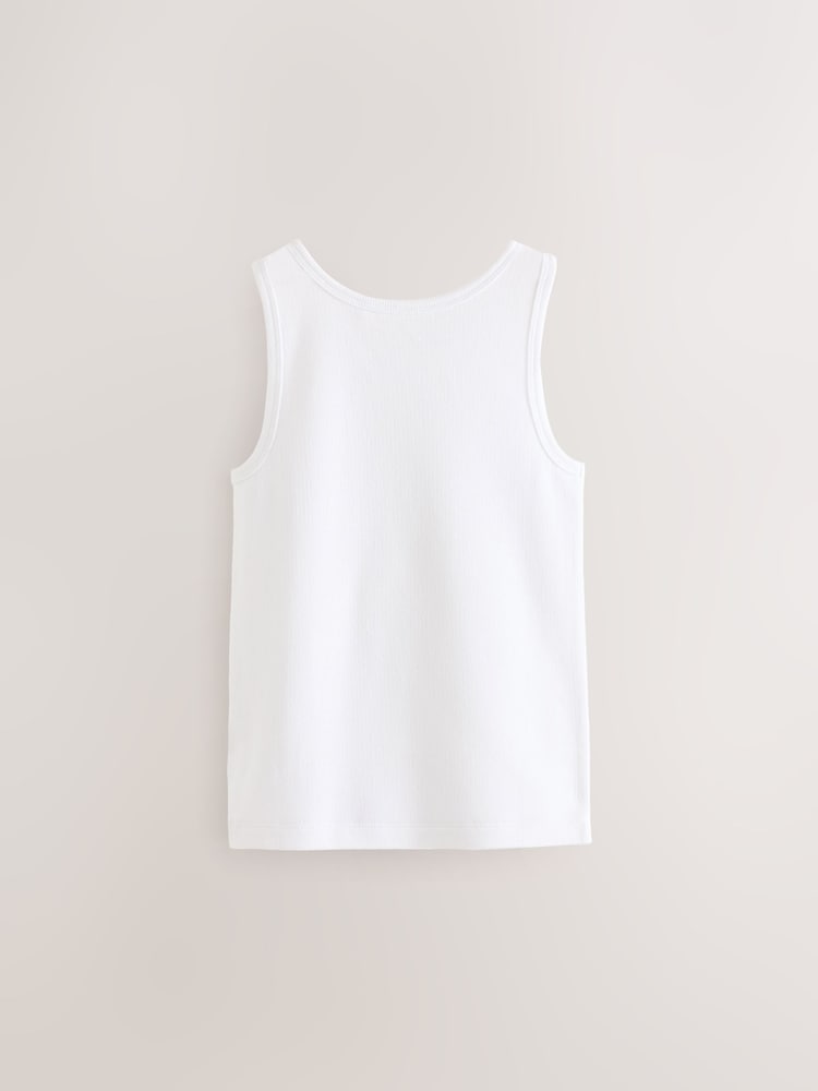 White Thermal Vests 2 Pack (2-16yrs) - Image 2 of 5