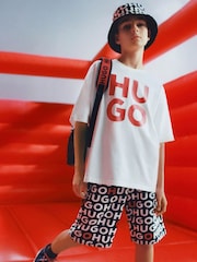 HUGO majica iz džersija z logotipom - Slika 1 iz 5