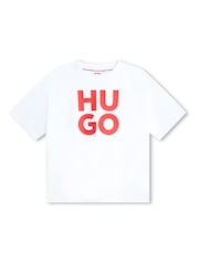 HUGO majica iz džersija z logotipom - Slika 4 iz 5