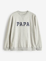 Seraphine Grey Kevin Daddy & Mini Sweatshirt - 圖片 3，共 4