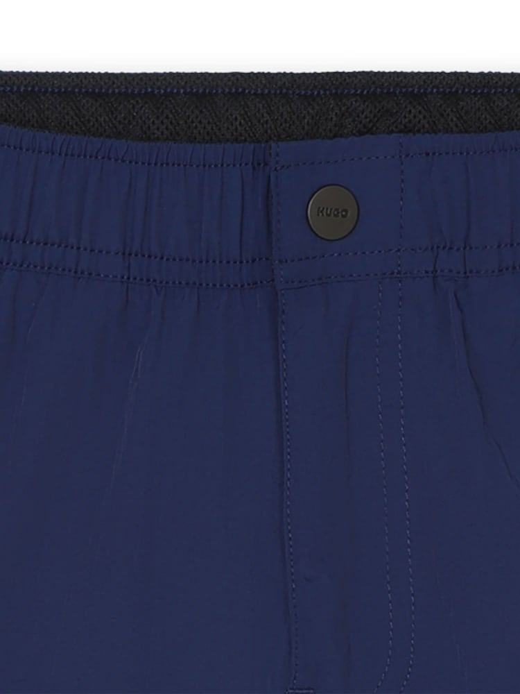 HUGO Blue Smart Utilty Cargo Shorts With Pockets - Image 3 of 3 HUGO Blue Smart Utilty Cargo Shorts With Pockets - Image 3 of 3